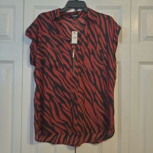 Express Chelsea Blouse or Shirt New Size Large